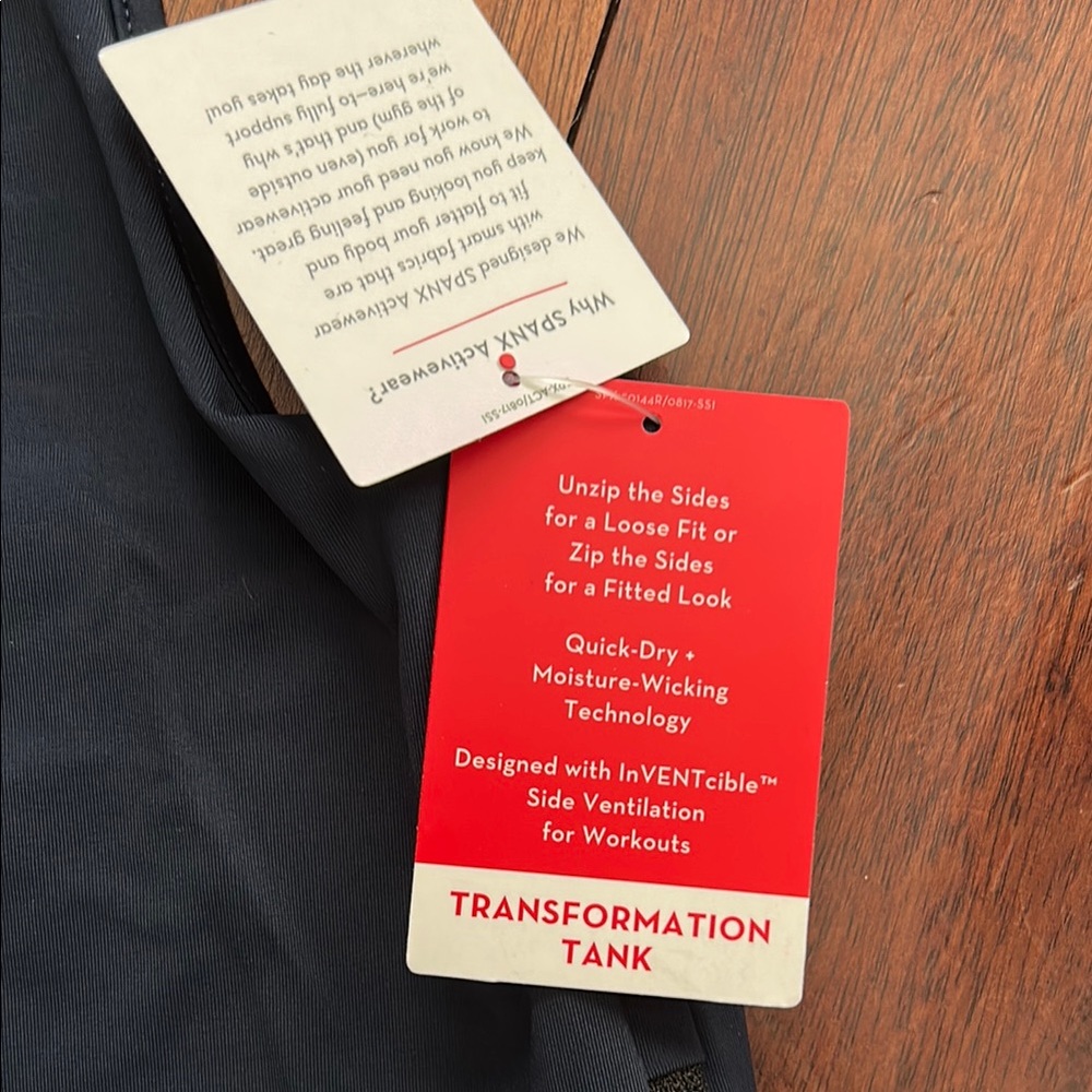 SPANX transformation tank NWT size small - lapis night - Picture 7 of 10